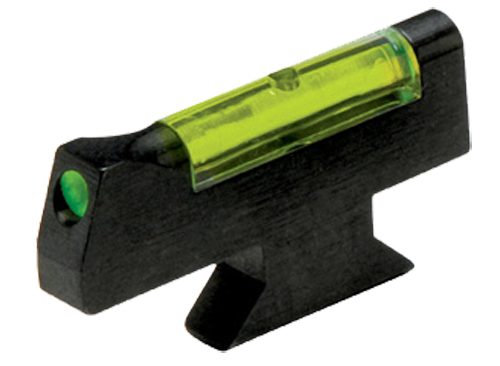 HiViz SW3001G LiteWave H3 Front Sight Fixed Green Tritium Black Frame for S&W Revolver with DX Type Spring Plunger