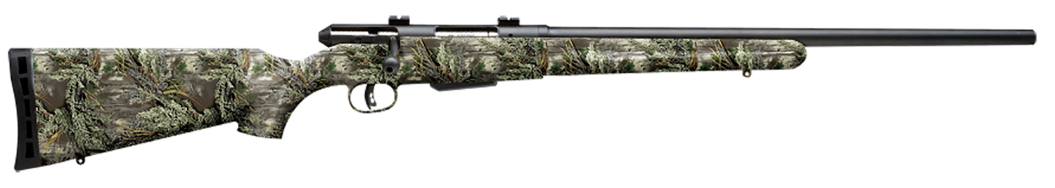 Savage Arms 19980 25 Walking Varminter Full Size 223 Rem 41 22 Inch Matte Black Heavy Barrel, Matte Black Carbon Steel Receiver Drilled  Tapped, Realtree Max1 Fixed Varmint Synthetic Stock, Right Hand | .223 REM | 011356199805