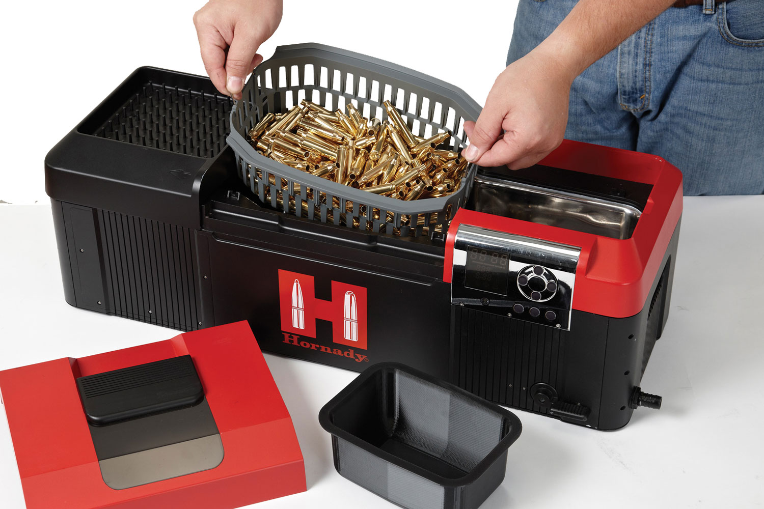 Hornady 043310 Lock-N-Load Hot Tub Sonic Cleaner Black/Red 9 Liters