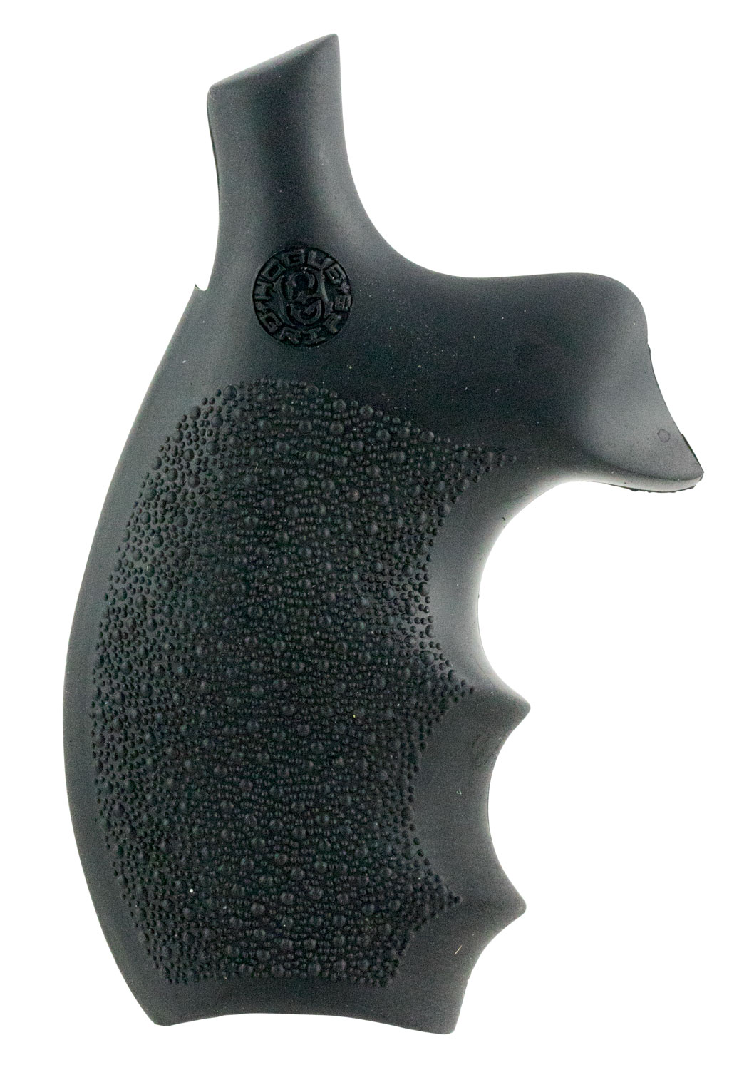 Hogue 62000 Rubber Bantam  Black Rubber Pistol Grip with Finger Grooves for S&W K, L Frame with Round Butt