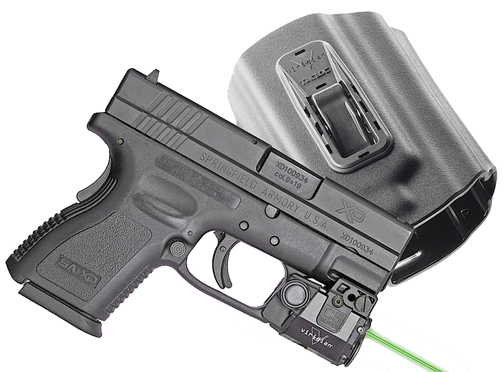 Viridian C5LPACKC3 C5L C3 with Holster Green Laser Springfield XD/XDM Trigger Guard