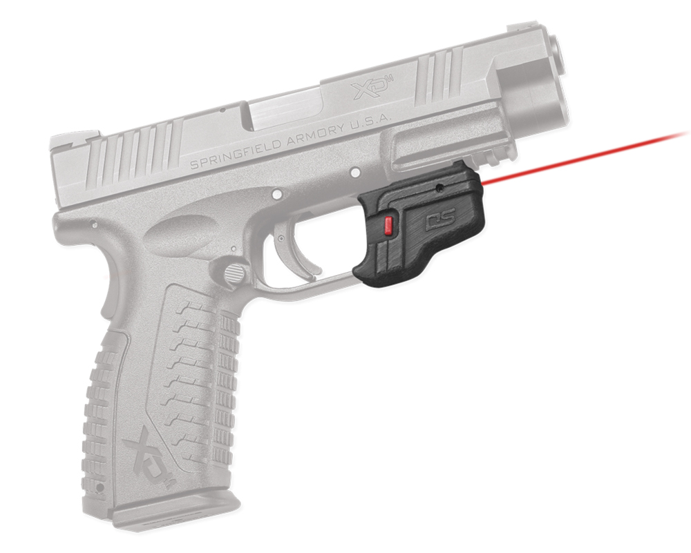 Crimson Trace DS123 Defender Accu-Guard 5mW Red Laser with 633nM Wavelength & Black Finish for Springfield XD, XD Mod.2, XD-M