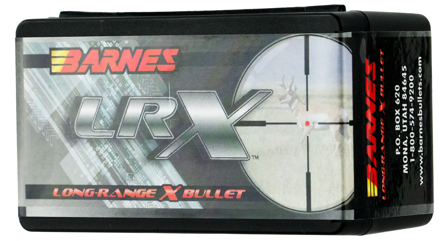 Barnes Bullets 30262 LRX Long Range 270 Win .277 129 gr LRX Boat-Tail 50 Per Box