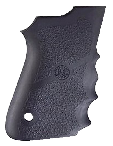 Hogue 69000 Rubber Grip  Black Rubber with Finger Grooves for S&W 6906, Shorty 40, 4013 TSW