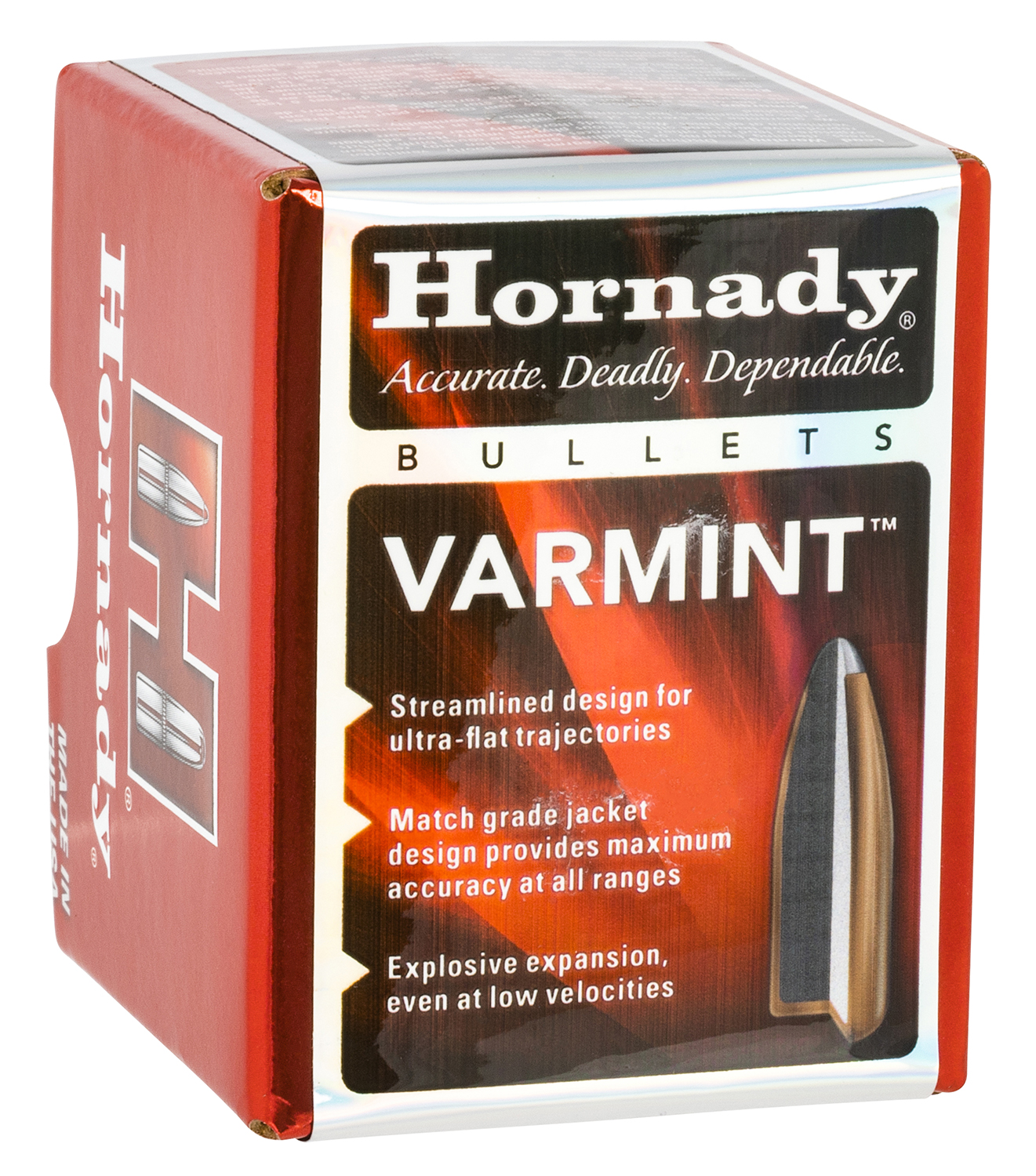 Hornady 2265 Traditional Varmint 22 Caliber .224 55 GR Spire Point 100 Per Box