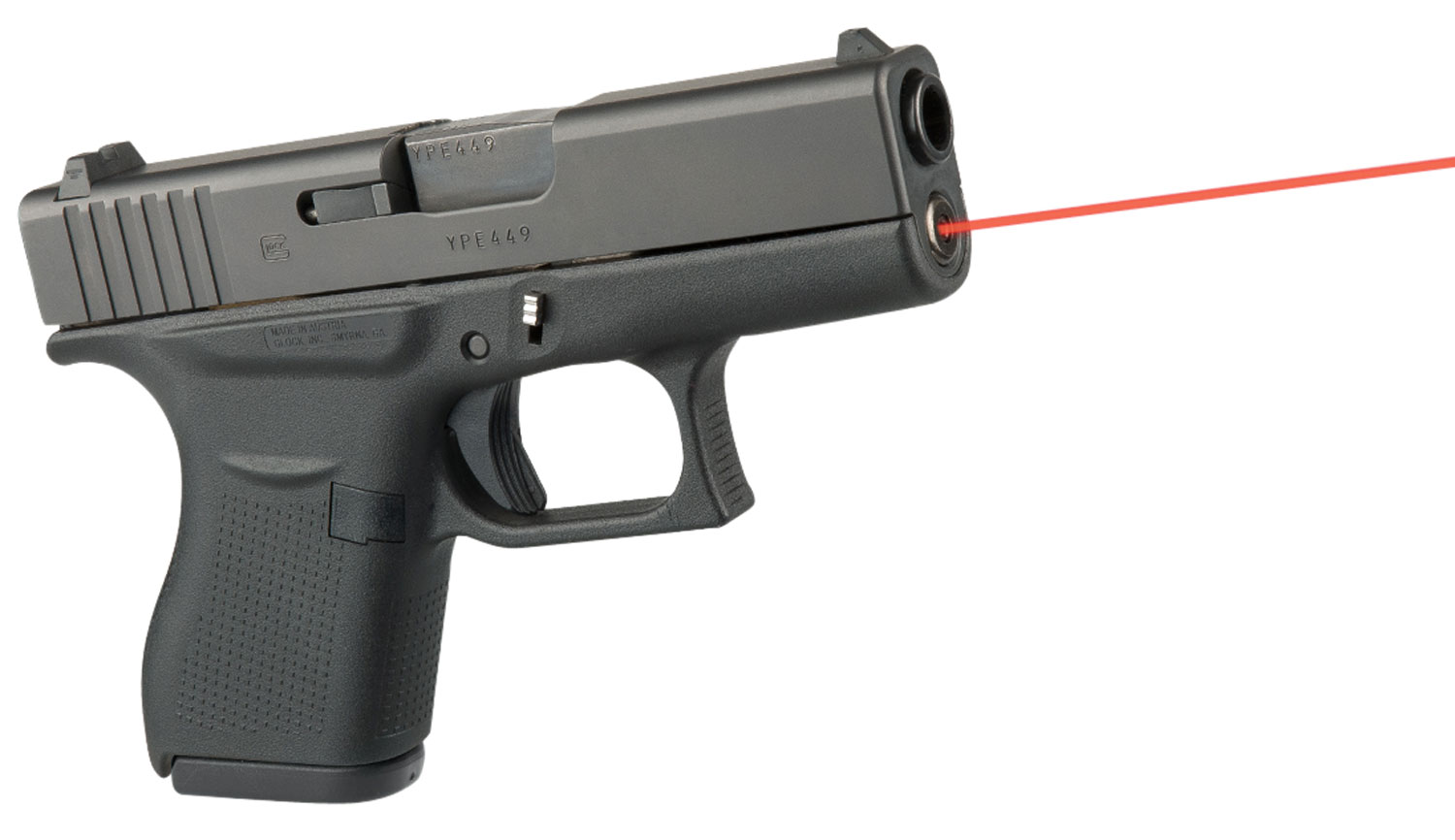 LaserMax LMSG43 Guide Rod Laser 5mW Red Laser with 650nM Wavelength & Made of Stainless Steel for Glock 43, 48, 43X