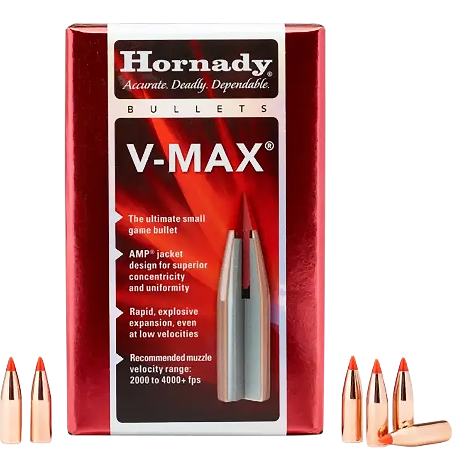 Hornady 22281 V-Max  22 Cal .224 60 gr V-Max