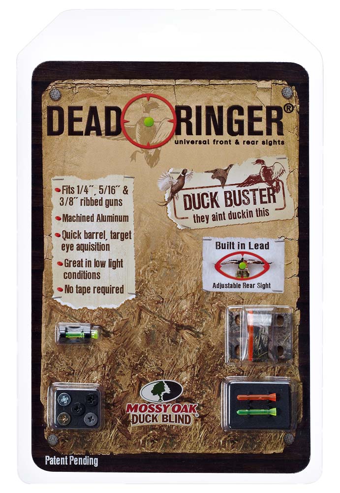 Dead Ringer DR4348 Duck Buster Shotgun Lexan Orng/Grn Alum MO Duck Blind