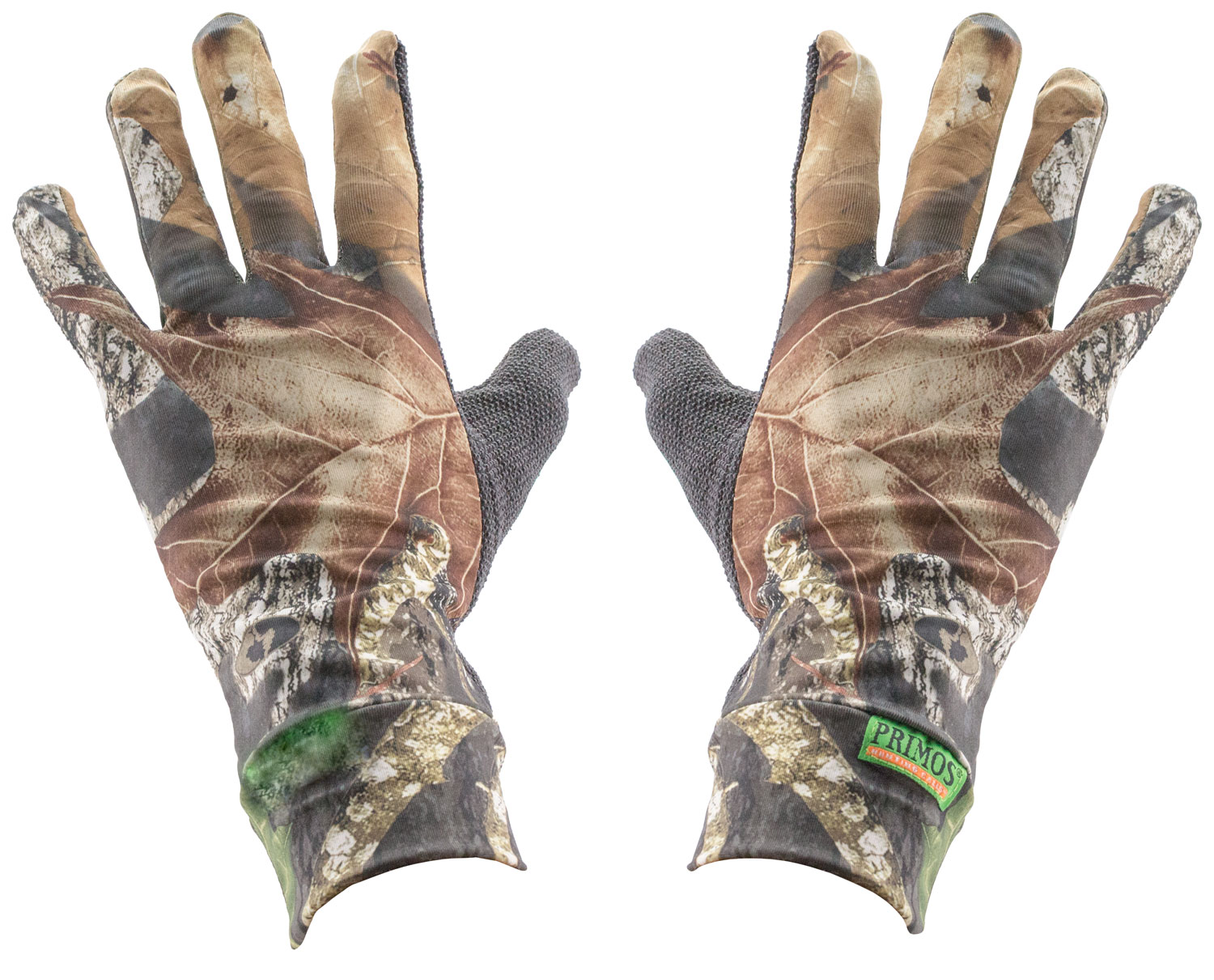 Primos 6396 Stretch Fit Gloves Sure Grip Palm Mesh One Size Fits Most Mossy Oak New Break-Up | 010135063962