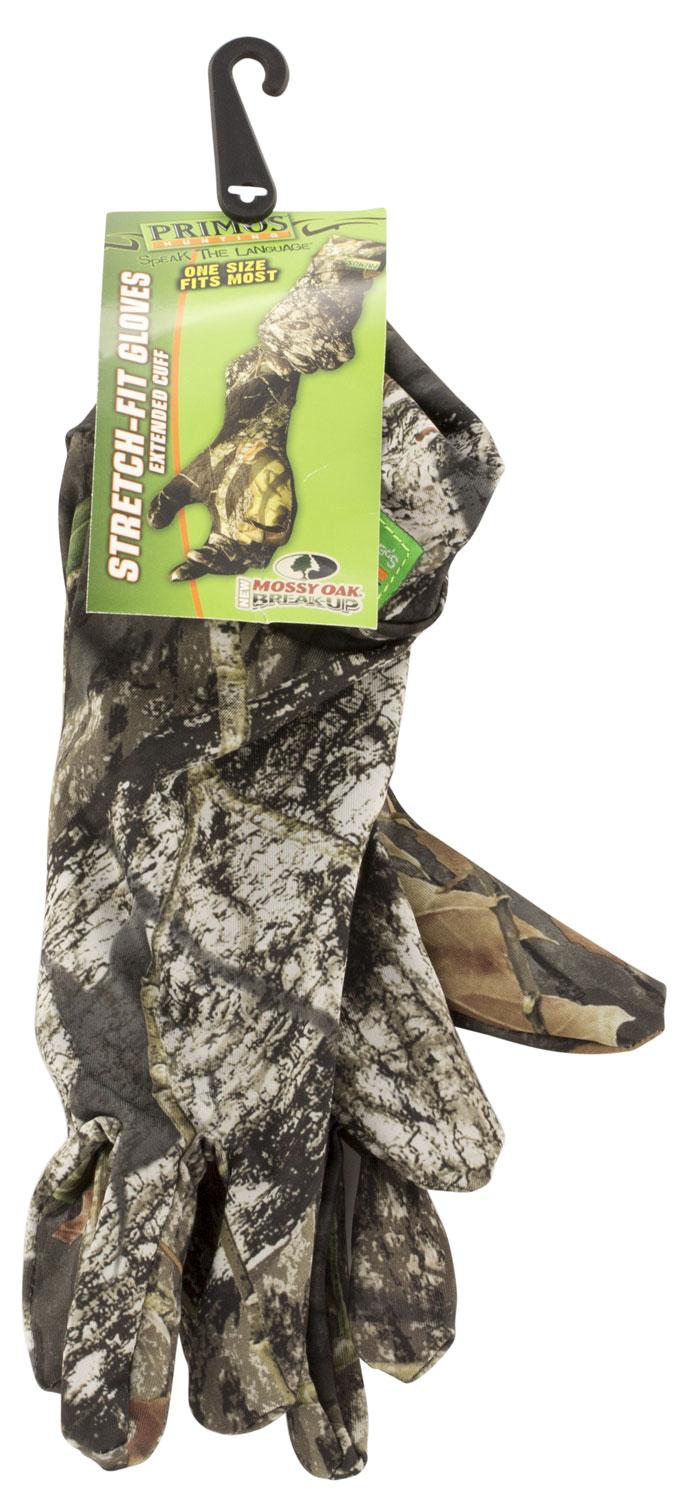 Primos 6395 Stretch Fit Gloves Mesh One Size Fits Most Mossy Oak New Break-Up | 010135063955