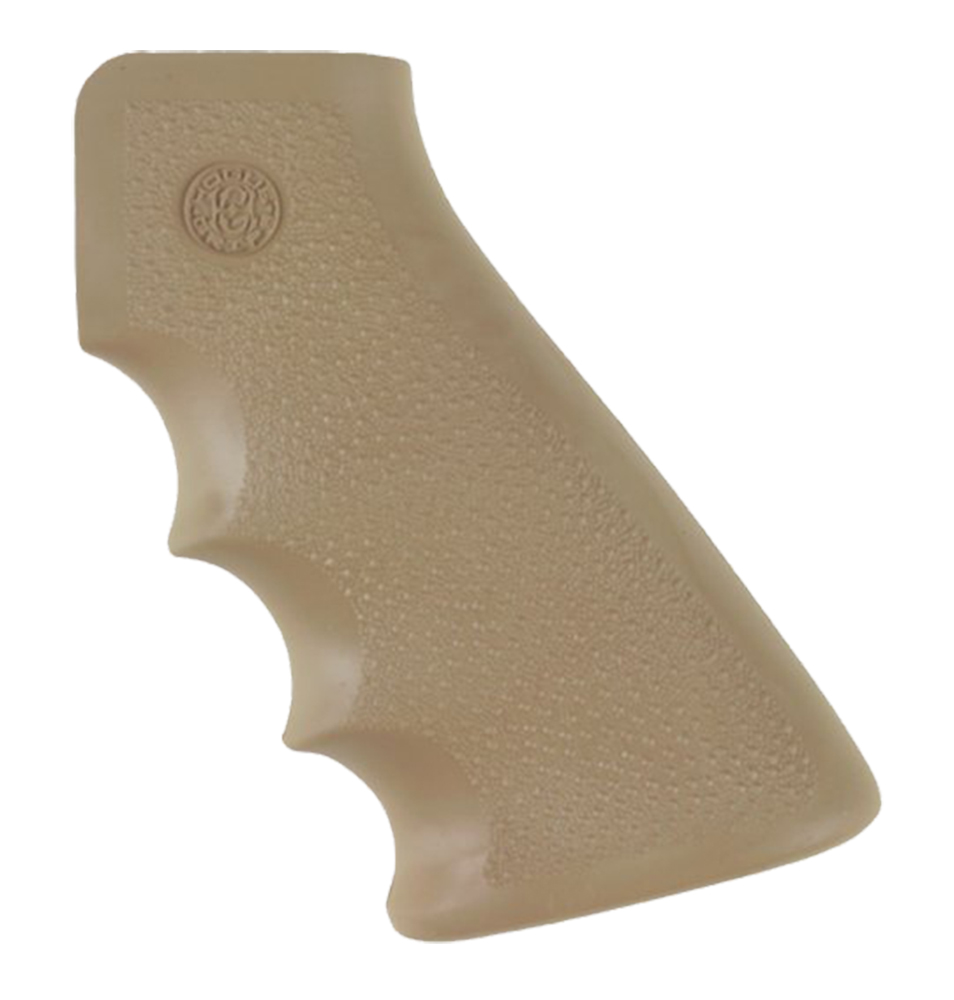 Hogue 15003 OverMolded Grip Desert Tan Rubber with Finger Grooves for AR-15, M16