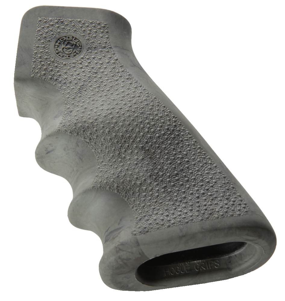 Hogue 15881 OverMolded Grip Ghillie Green Rubber for Finger Grooves for AR-15, M16
