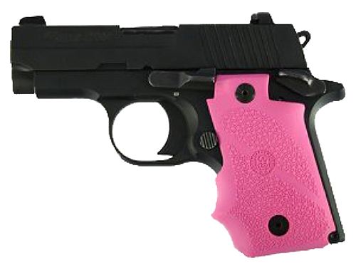 Hogue 38007 Rubber Grip  Pink with Finger Grooves for Sig P238