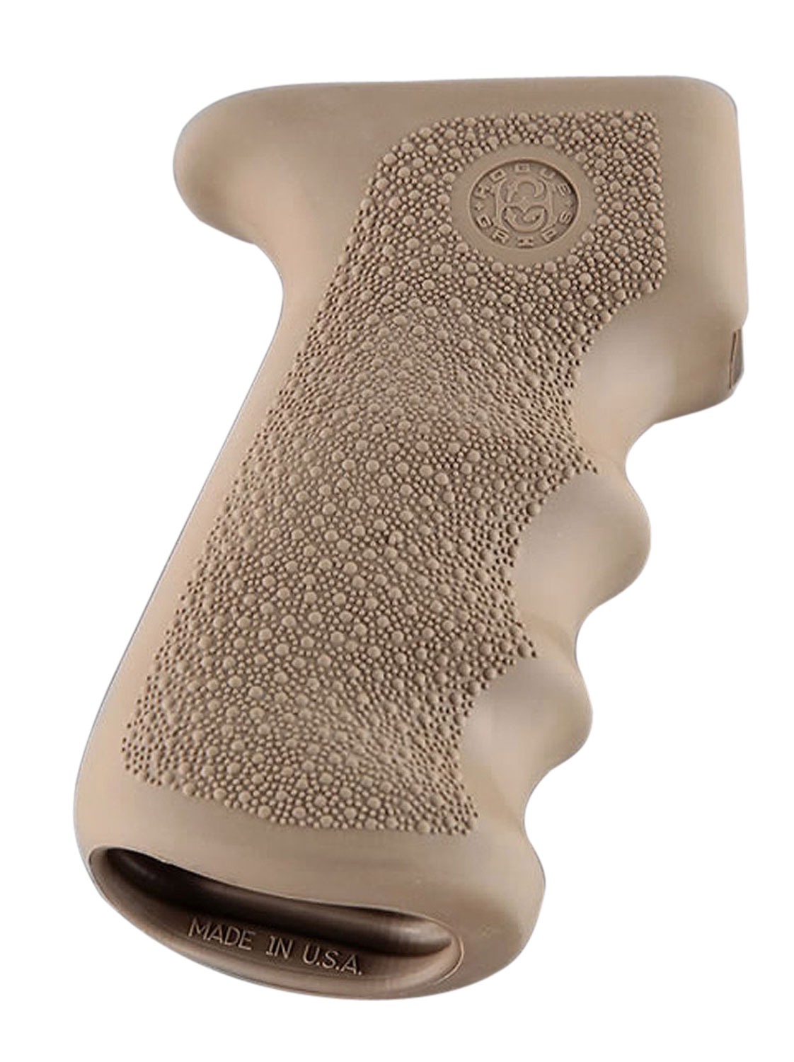 Hogue 74003 Rubber Grip  Flat Dark Earth Rubber Textured Finish with Finger Grooves fits AK-47, AK-74