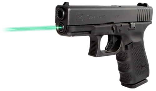 LaserMax LMS1131G Guide Rod Laser 5mW Green Laser with 532 nm Wavelength, 20 yds Day/300 yds Night Range & Made of Aluminum for Glock 19,23,32,38 Gen1-3