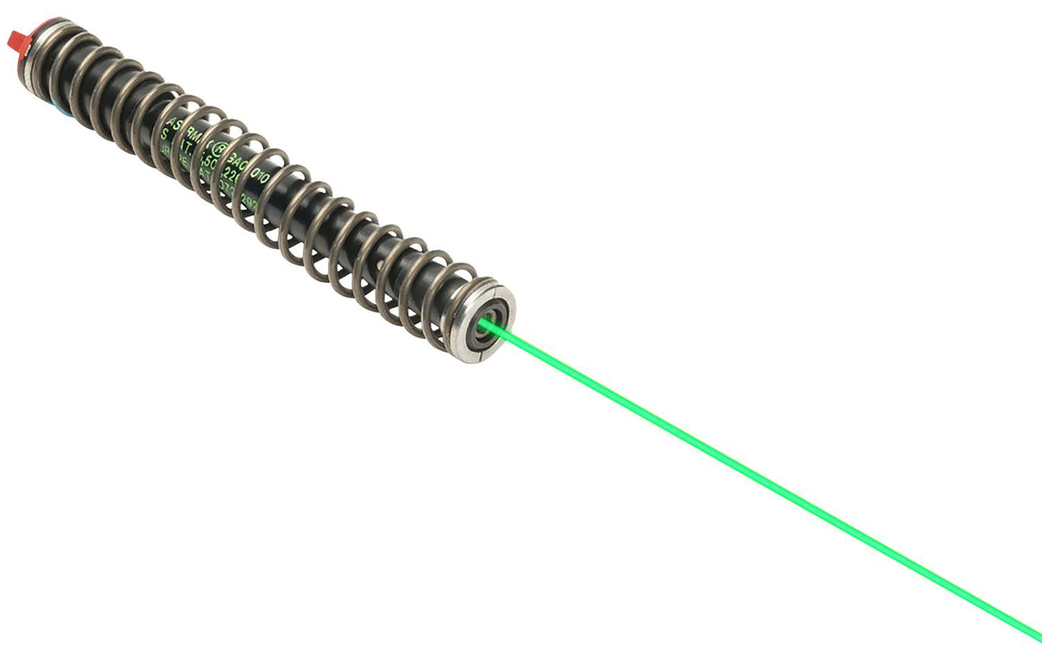 LaserMax LMSG419G Guide Rod Laser 5mW Green Laser with 520nM Wavelength, 20 yds Day/300 yds Night Range & Made of Aluminum for Glock 19 Gen4