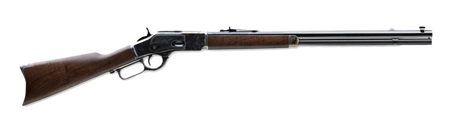 Winchester Guns 534202141 Model 1873 Short Rifle 45 Colt LC 101 Cap 20 Inch Brushed Polished Blued Barrel Color Case Hardened Rec Satin Oiled Walnut Fixed Straight Grip Stock Right Hand Full Size  | .45 COLT | 048702003875