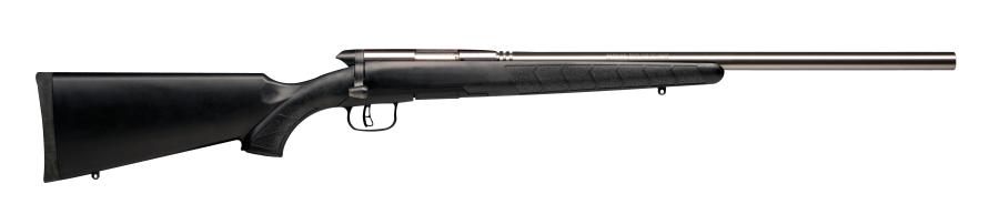 Savage Arms 96915 B.MAG  Full Size 17 WSM 81 22 Inch Matte Heavy Barrel, Matte Drilled  Tapped Stainless Steel Receiver, Matte Black Fixed Synthetic Stock, Right Hand  | .17 WSM | 011356969156