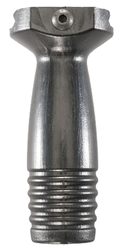Ergo 4253BK Pop Bottle Vertical Forward Grip Made of Polymer With Black Ribbed Lower Finish for Picatinny Rail