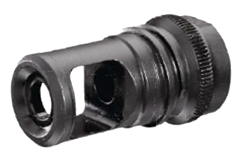 Advanced Armament 64244 90T Taper Muzzle Brake 5.56mm 1/2x28 tpi 17-4 Stainless Steel Black Nitride