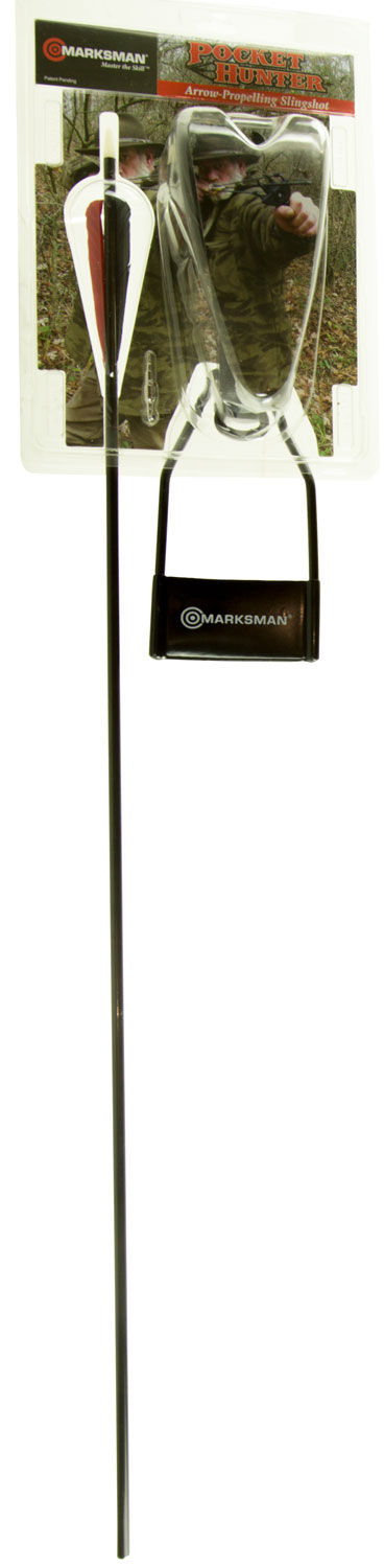 Marksman 3075 Marksman 3075 Pocket Hunter Slingshot Black Steel Frame Black Molded Handle | 026785030759