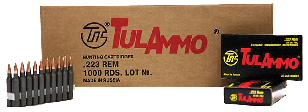 400rds Tulammo .223 Rem 62gr FMJ with FREE! Ammo Can - Centerfire Systems