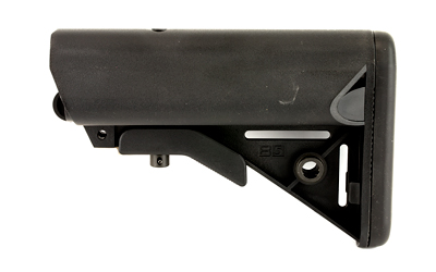 B5 Systems SOP1074 Enhanced SOPMOD Stock  Black Synthetic for AR-15, M4 with Mil-Spec Receiver Extension (Tube Not Included)