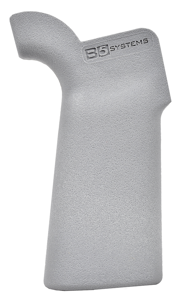 B5 Systems PGR1118 Type 23 P-Grip  Gray Polymer, Aggressive Textured, Fits AR-Platform
