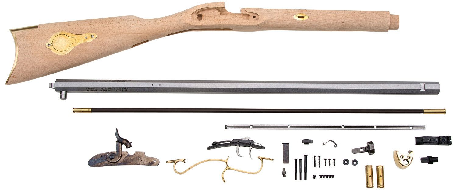 TRADITIONS ST. LOUIS HAWKEN RIFLE KIT .50 PERCUSSION  | .50 BLACKPOWDER | 040589018898