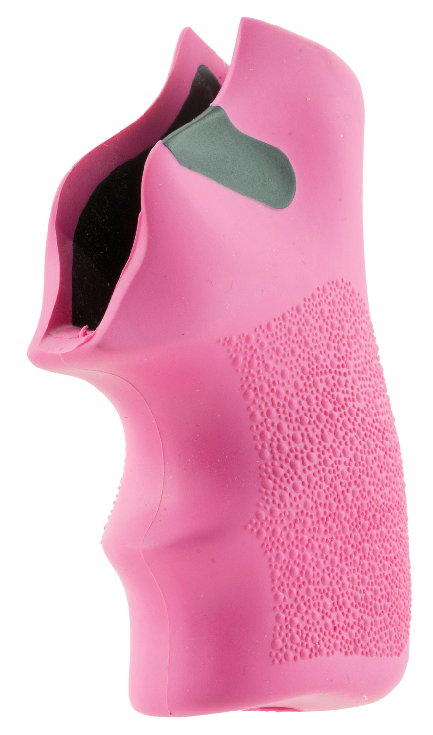 Hogue 78027 Tamer  Cushion Pink Rubber Grip with Finger Grooves for Ruger LCR, LCRx