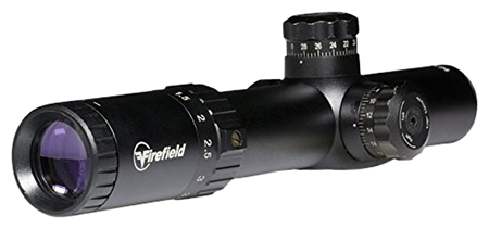 Firefield FF13060 Close Combat 1-4x 24mm Obj 88.3-23.8 ft @ 100 yds FOV 30mm Tube Black Matte Mil-Dot