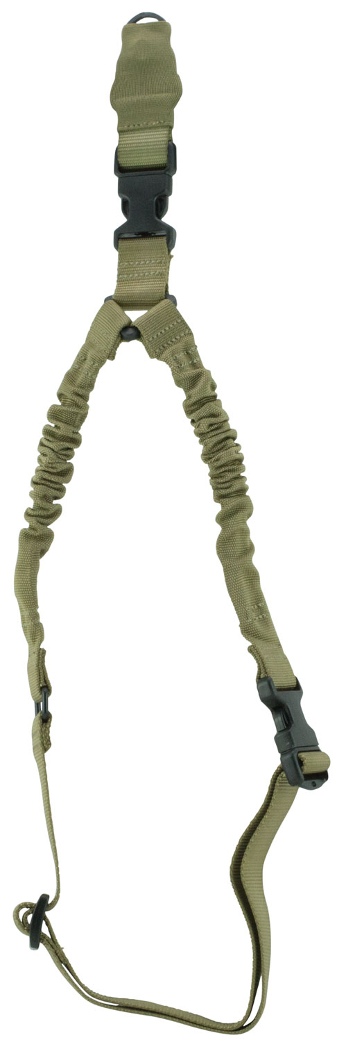 Aim Sports AOPS01T One Point Sling made of Tan Elastic Webbing with 26