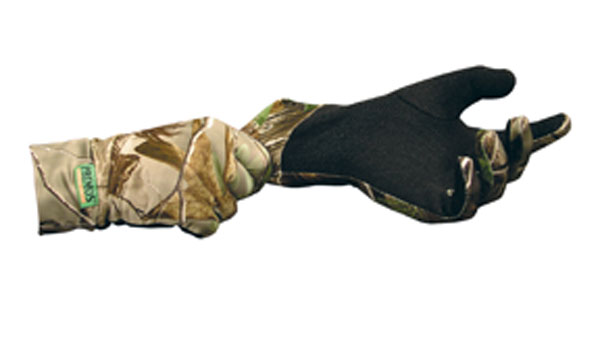 Primos 06676 Stretch-Fit Gloves Realtree AP Green | 010135066765