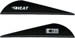 BOHNING HEAT VANE 2.5 Inch SOLID BLACK 36PK | 010847226488