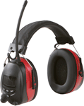 ALLEN ESHOTWAVE BLUETOOTH EAR MUFF 25 DB BLACK/RED