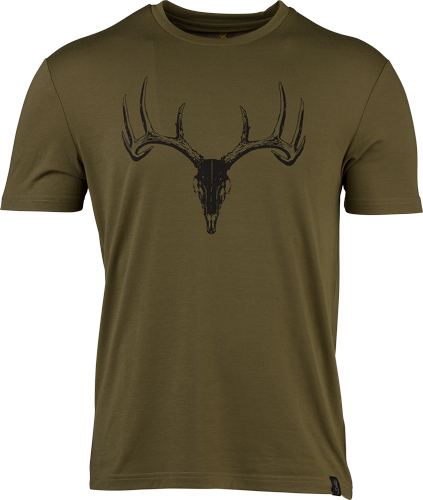 BROWNING SS PERF CAMP SHIRT WHITETAIL LOGO GREEN LARGE | 023614985907