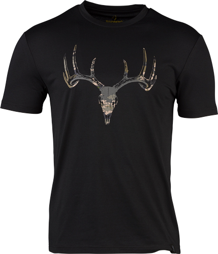 BROWNING SS PERF CAMP SHIRT WHITETAIL LOGO BLACK LARGE | 023614985846