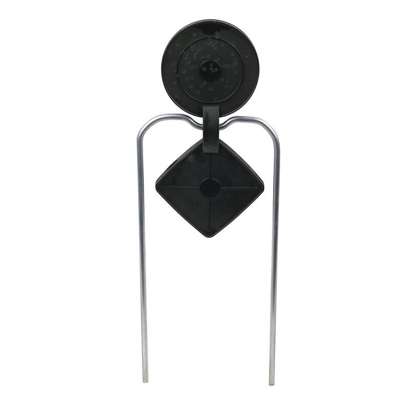 CHAMPION DURA-SEAL TARGET 4.5 Inch DOUBLE GONG ROUND/DIAMOND BLK | 076683409560