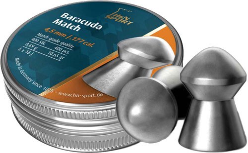 HN BARACUDA MATCH 177 10.65 GRAIN 400 PACK 4.5MM HEAD SIZE  | .177 BB | 4047058019598