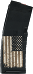 Black Rain Ordnance  Magazine  30rd, Black Polymer with American Flag Engraving, Fits AR-15 Platform