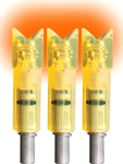 LUMENOK LIGHTED NOCK XBOW HD ORANGE CRESCENT EASTON 3PK | 850722000259