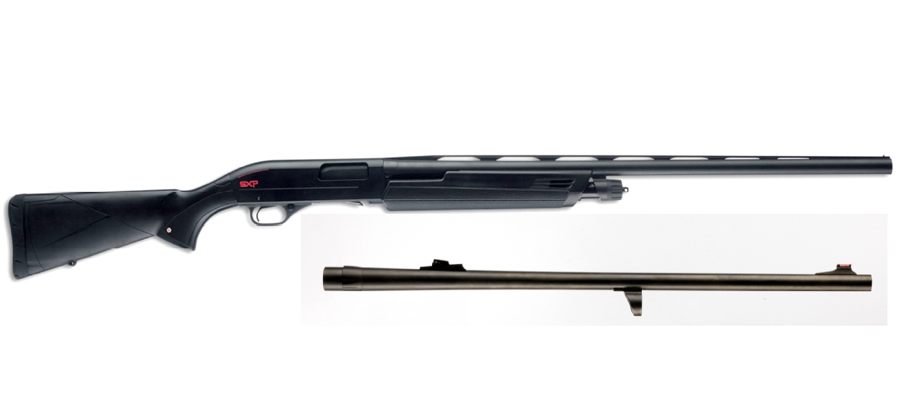 WINCHESTER SXP COMBO 20GA 3 Inch 28 InchVR 22 InchRIFLED BLACK SYN  | 20GA | 048702009600