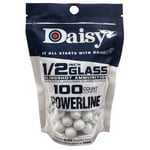 DAISY SLINGSHOT AMMUNTION 1/2 Inch GLASS 100-COUNT PACK | 039256883846