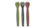 KA-BAR MIL-SPEC SPORK/KNIFE 3 PACK OD GREEN/BLACK/BROWN | 617717399091