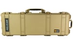 PELICAN 1720 PROTECTOR CASE W/ WHEELS 3 PC FOAM 42 Inch GUNS TAN | 019428182052