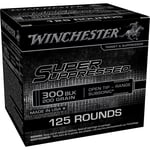 WINCHESTER SUPPRESSED 300 AAC 200GR FMJ 125RD 6BX/CS | 020892030503