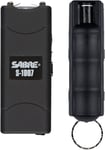 Sabre S7BHCBK Multi-Range Protection Pack Black Plastic 1.6 uC Pain Rating Includes Pepper Spray/Stun Gun w/Flashlight | 023063808253
