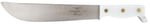 Case 12019 Astronaut M-1 Commemorative 11.75 Inch Fixed Machete Plain/Saw As-Ground High Carbon Steel Blade/Smooth White Synthetic Handle | 021205120195
