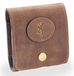 Browning 12199 Cartridge Case Crazy Horse Brown Leather 10rd Rifle Belt Loop Mount | 023614048558