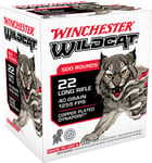 WINCHESTER WILDCAT 22LR 40GR COPPER PLATED 500RD 10BX/CS  | .22 LR | 020892104181